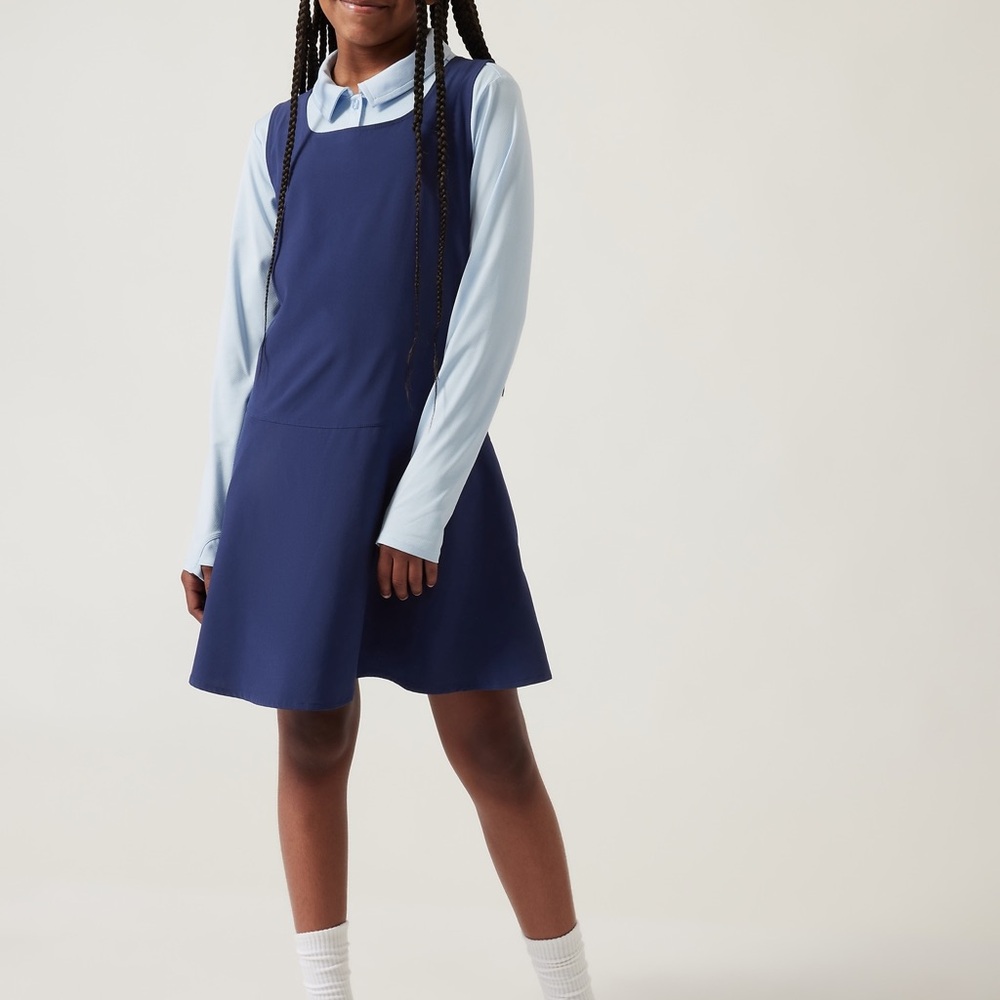Athleta Girl Navy School Days Dress